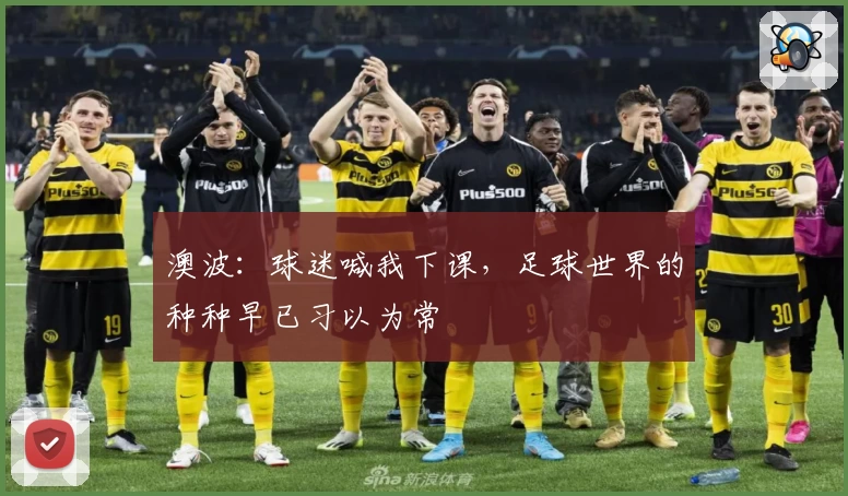 澳波：球迷喊我下课，足球世界的种种早已习以为常